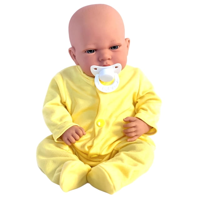 Ann Lauren Yellow Baby Doll Romper, Long Sleeves, Fits 15-18" Dolls ...