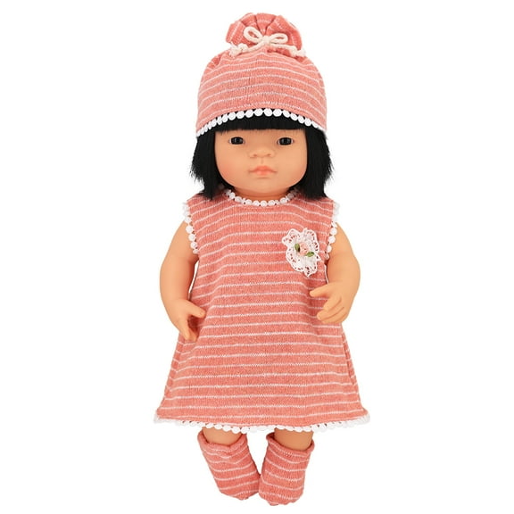 Baby Doll Clothing Striped Skirt for 18 inch Dolls Kids DIY Toys, 2 Sets of Doll Clothes with Striped Skirts