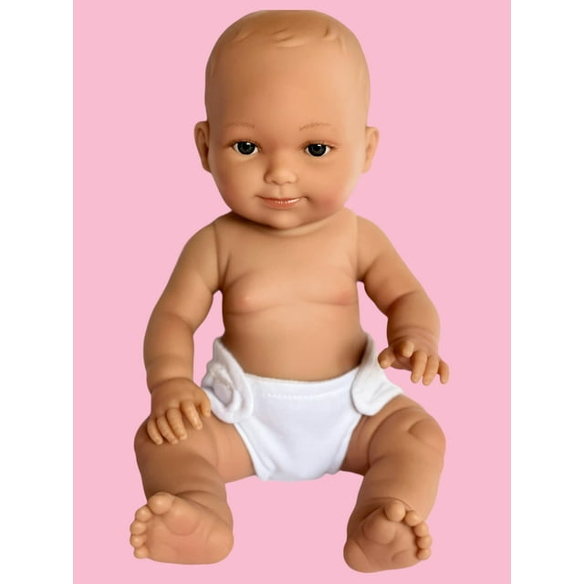 Kids Pretend Play Accessories Set of 4 Reusable Baby Doll Diapers Cloth