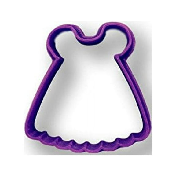 Baby Doll Dress Cookie Cutter (3 Inch)- Fast Shipping - Sharp Edges - Exceptional Quality