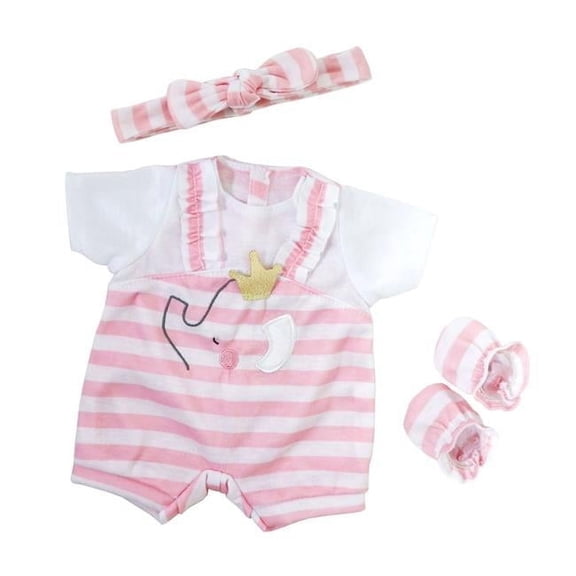 Baby Doll Outfit Shorts, Pink & White