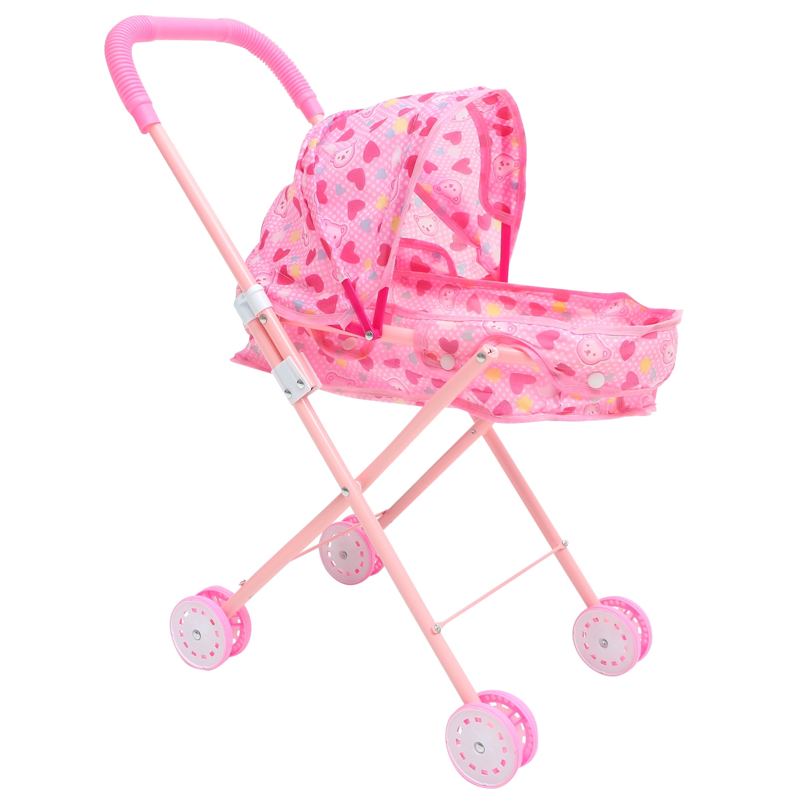 Baby Doll Stroller Little Girl Stroller Plaything Adorable Lightweight