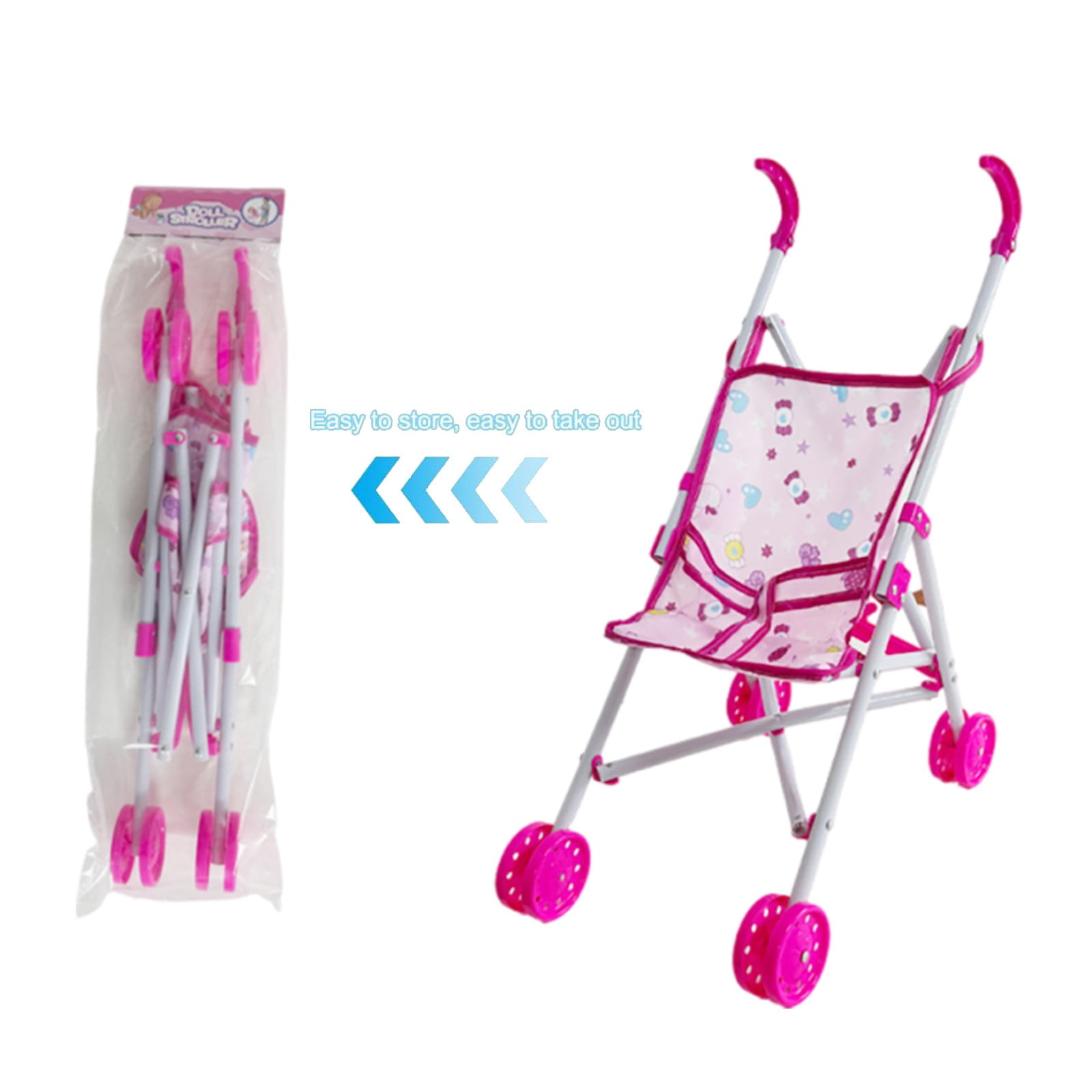 Baby Stroller Doll Stroller For Year Old Pink Stroller SYNCFUN