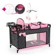 thumbnail image 1 of Baby Dolls Multi Bed,  Black, Pink, Hearts, 1 of 6