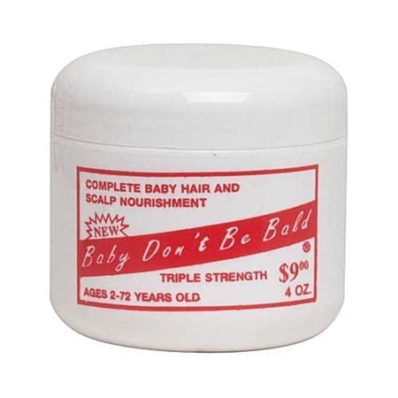 Baby Don't Be Bald Hair & Scalp Nourishment Triple Strength (Red) 8 Oz.