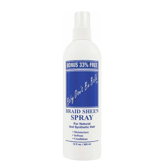 Baby Don't Be Bald Braid Sheen Spray, 12 Oz.