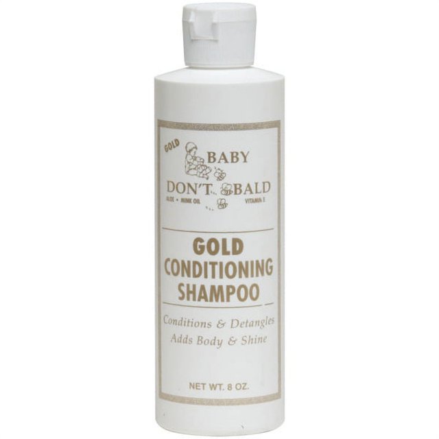 Baby Don't Be Bald Conditioning Shampoo 8 Oz. [ GOLD ] * BEAUTY TALK