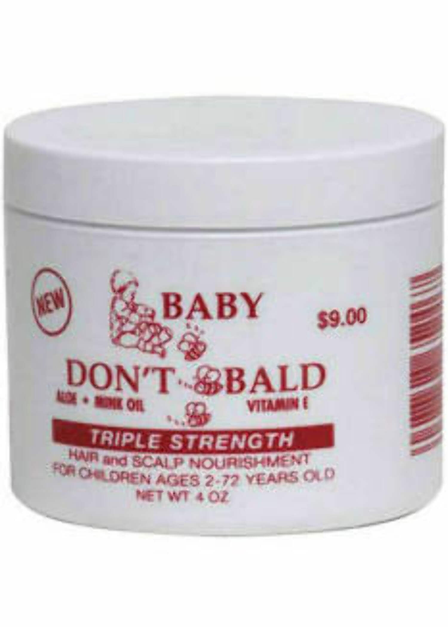 Baby Dont Be Bald Hair Scalp Nourishment Triple Strength