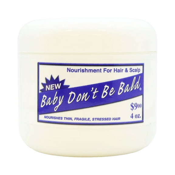 Baby Don't Be Bald Hair and Scalp Nourishment Cream 4 Oz., Pack of 2