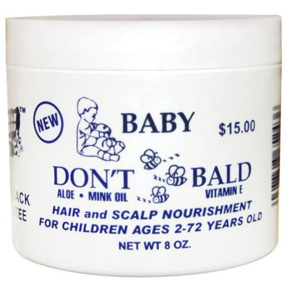 Baby Dont Be Bald Baby Hair & Scalp Nourishment Blue 4 Oz