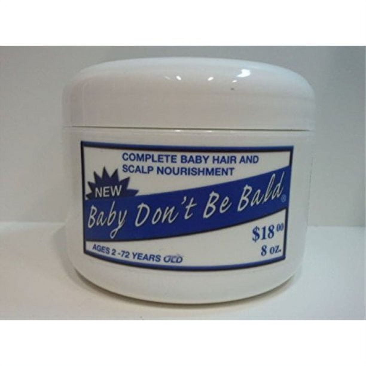 Baby Dont Be Bald Baby Hair & Scalp Nourishment Blue 4 Oz