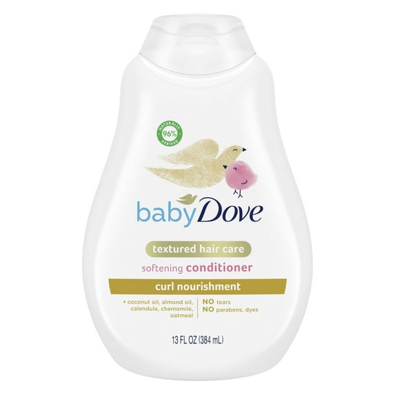 Baby Dove Curly Hair Baby Conditioner Curl Nourishment Tear-Free, 13 oz