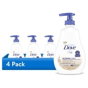 4 pack Baby Dove Derma Care Skin Care with Colloidal Oatmeal Soothing Wash Suitable for eczema prone skin, 13 fl oz