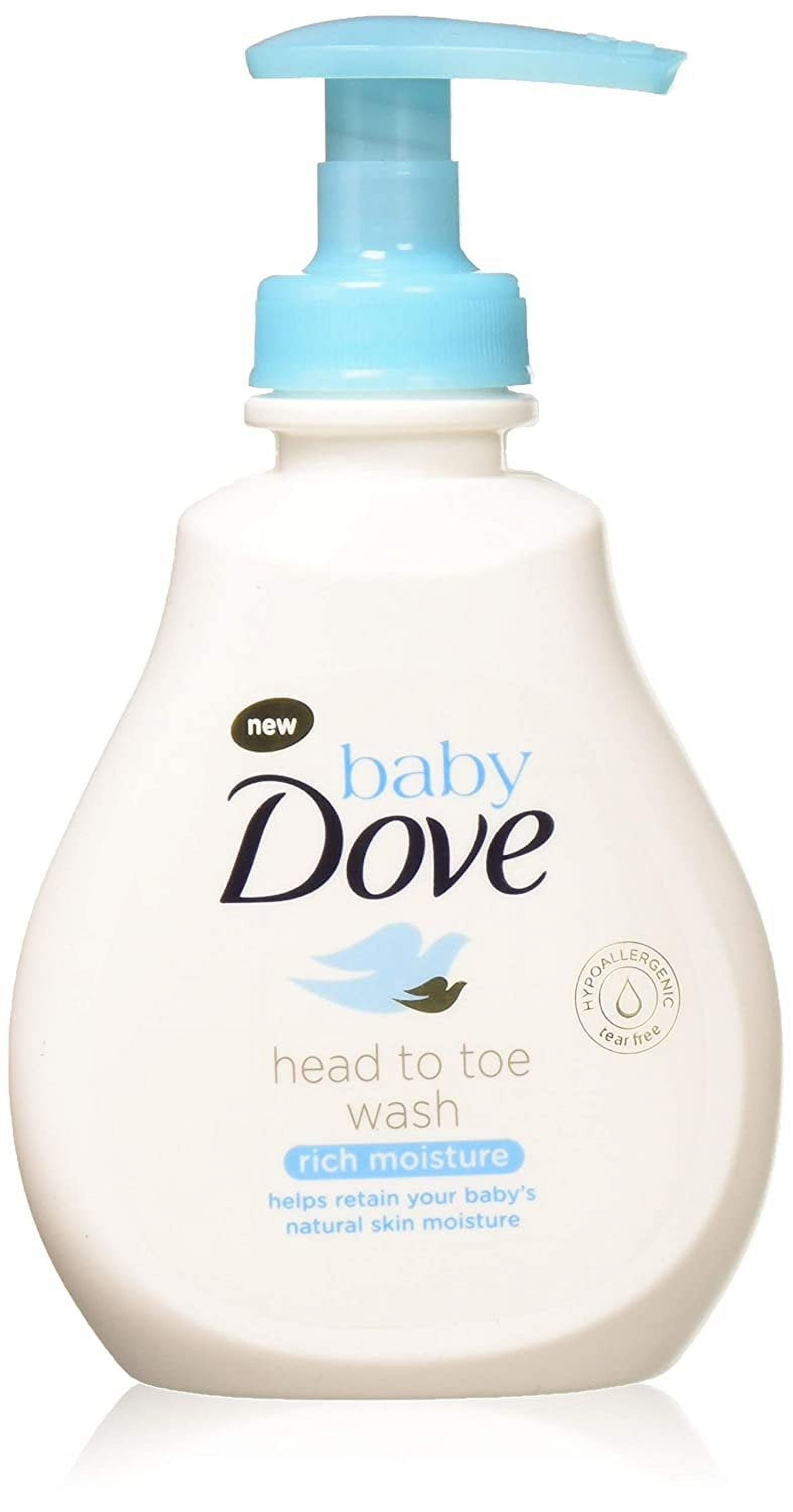 Baby Dove Head to Toe Wash, Rich Moisture, 6.76 Ounce Pack of 6