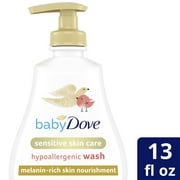 Baby Dove Melanin-Rich Skin Nourishment Hypoallergenic Body Wash Newborn Senstive Skin, 13 oz