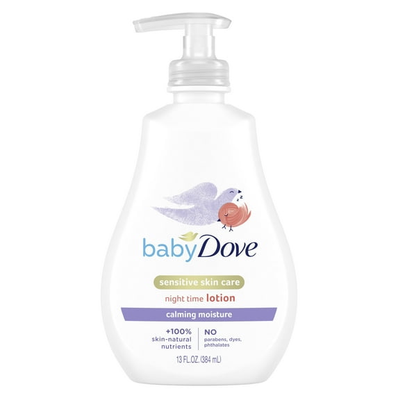 Baby Dove Moisturizing Baby Lotion Calming Nights Hypoallergenic, 13 oz