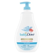 Baby Dove Sensitive Skin Care Baby Wash For Baby Bath Time Rich Moisture Tear-Free and Hypoallergenic, 20 Fl Oz
