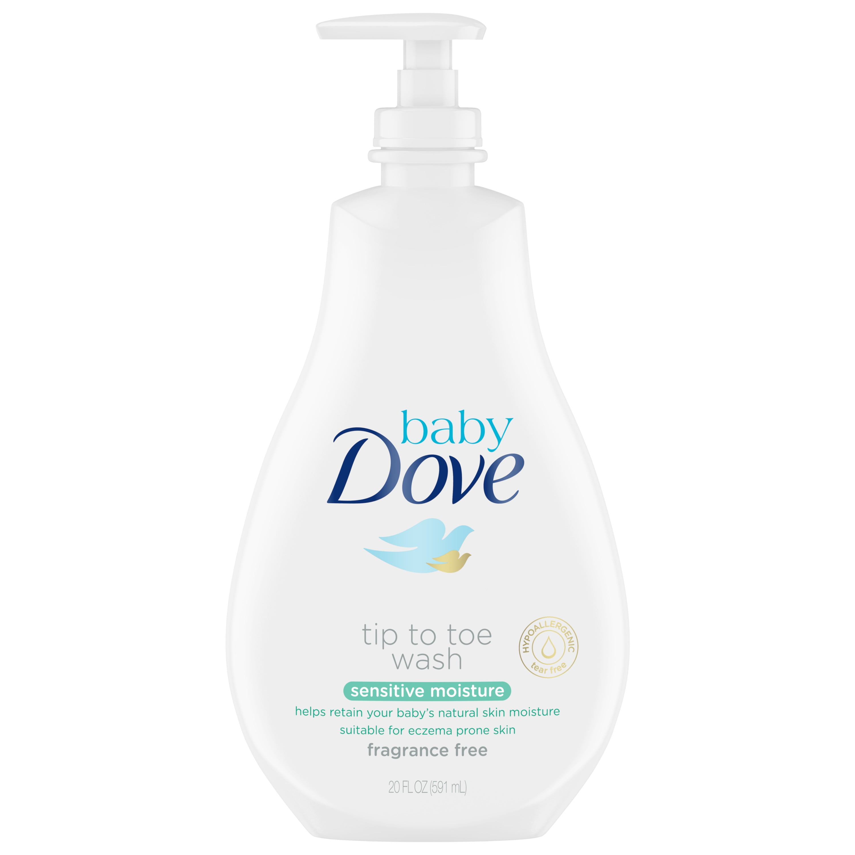 Baby Dove Tip to Toe Wash and Shampoo for Sensitive Skin 20 fl oz