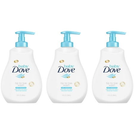 Baby Dove Tip To Toe Wash 3 x 13 oz. - Rich Moisture