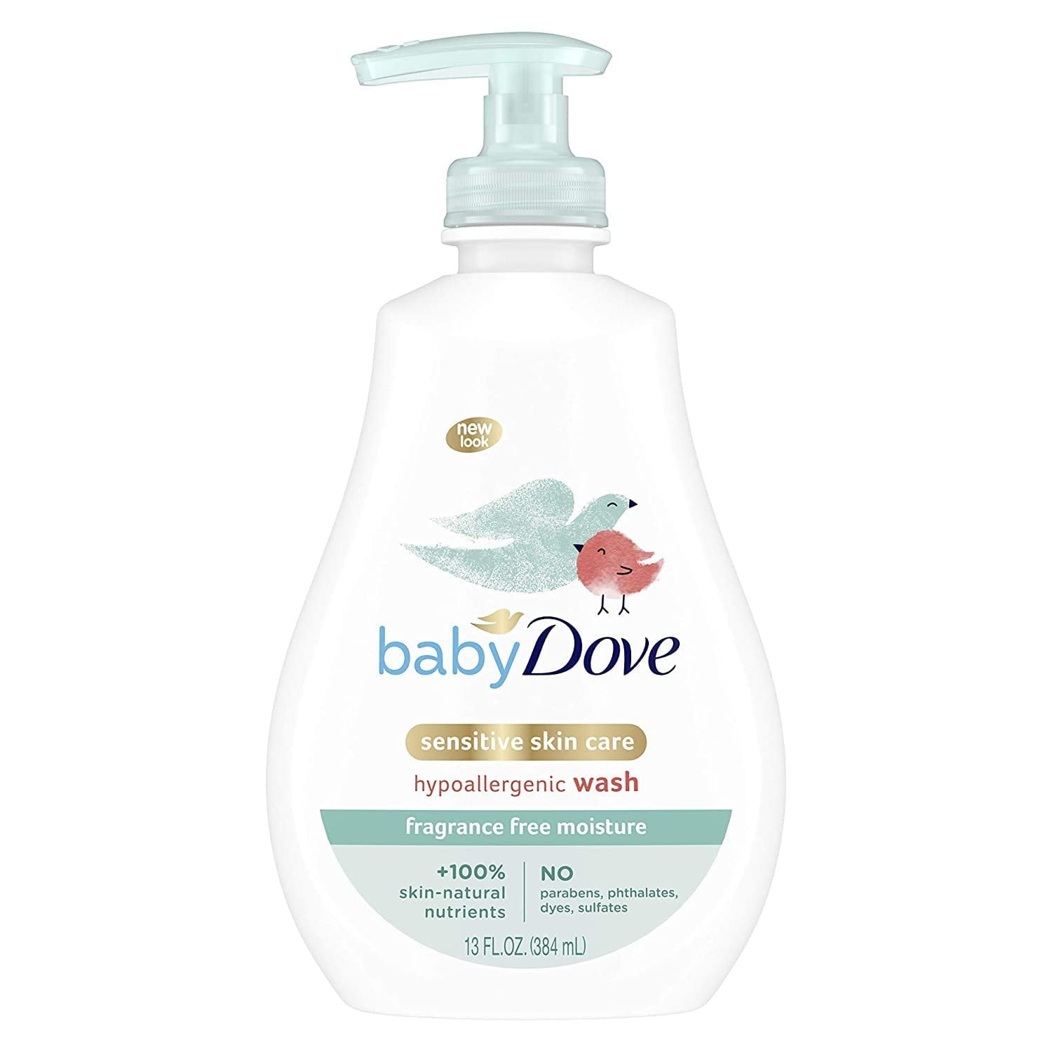 Baby Dove Tip To Toe Wash Sensitive Moisture Fragrance Free 13 oz Pack of 4