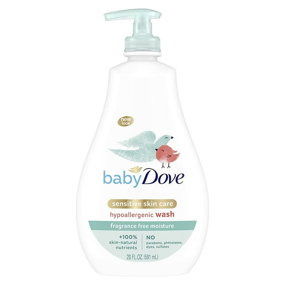 Baby Dove Tip to Toe Baby Wash Sensitive Moisture, 20 Oz, 2 Pack