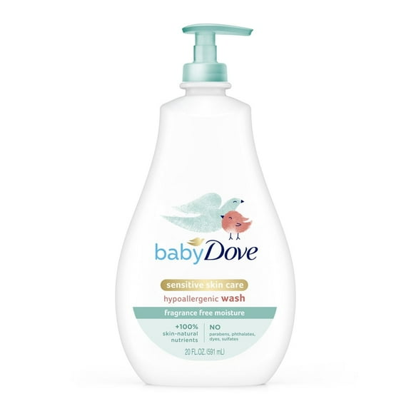 Baby Dove Tip to Toe Baby Wash Sensitive Moisture, 20 Oz, 6 Pack