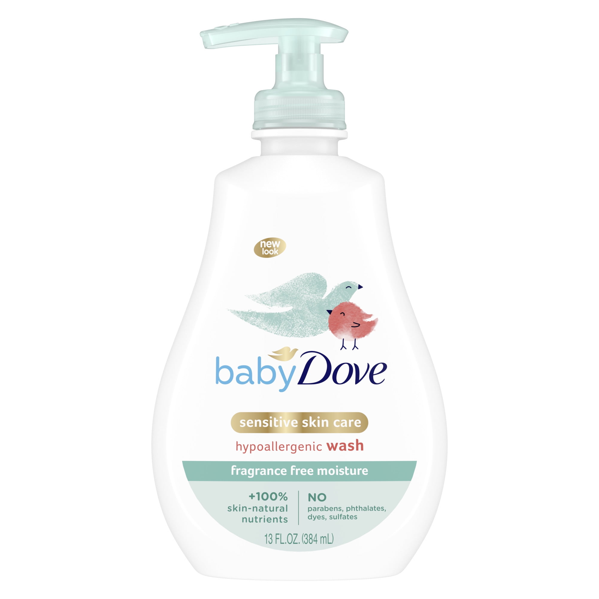 Baby Dove Tip to Toe Sensitive Hypoallergenic Liquid Body Wash,
