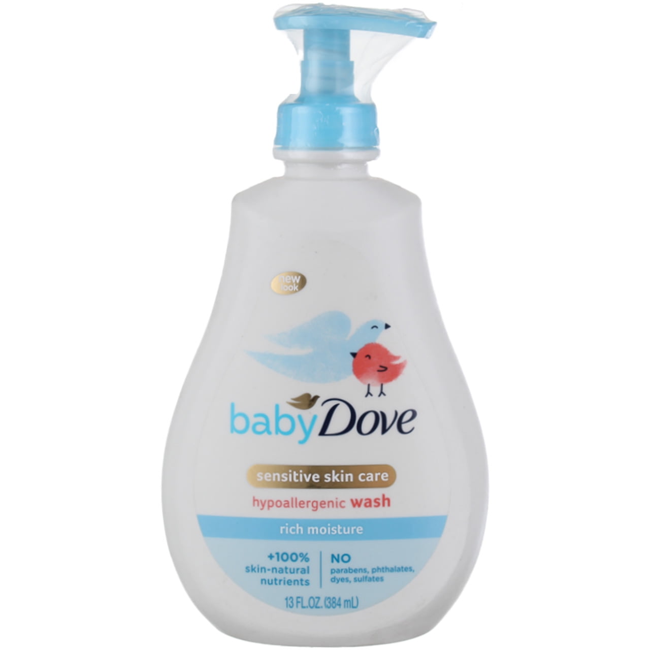 Baby Dove Tip to Toe Wash, Rich Moisture 13 oz (Pack of 2)