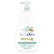 Baby Dove Sensitive Skin Care Baby Wash Fragrance Free Hypoallergenic, 20 oz