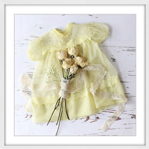 "Baby Dress Collection 11" Framed Painting Print