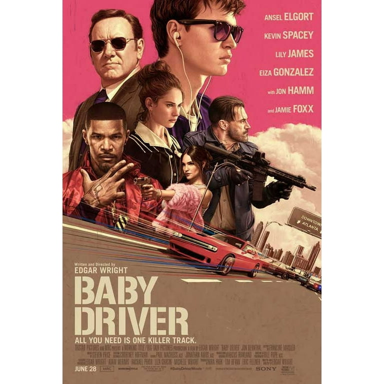 Baby Driver Movie POSTER 27 x 40 Style A 