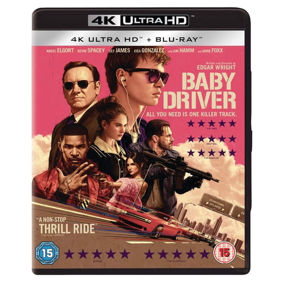Baby Driver (4K Ultra HD) Jeff Chase Sky Ferreira Wilbur Fitzgerald R. Marcus Taylor Jamie Foxx