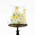 thumbnail image 1 of Baby Ducks in Flowers | Spring Décor | Spring Home Décor | Farmhouse Easter | Spring Outdoor Throw Pillows | Easter Gifts | UniikPillows, 1 of 5