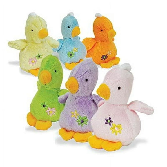 Baby Ducks with Squeakers Dog Toys, 6 Pack