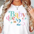 thumbnail image 1 of Baby Due In 2025 Shirt, Pregnancy Announcement Shirt, Funny Pregnancy Shirt, Pregnancy Reveal Shirt, Tested Positive Shirt, Mom To Be Shirt Unisex S-5XL Hot Trending Shirt, Vintage Birthday Gift, 1 of 2