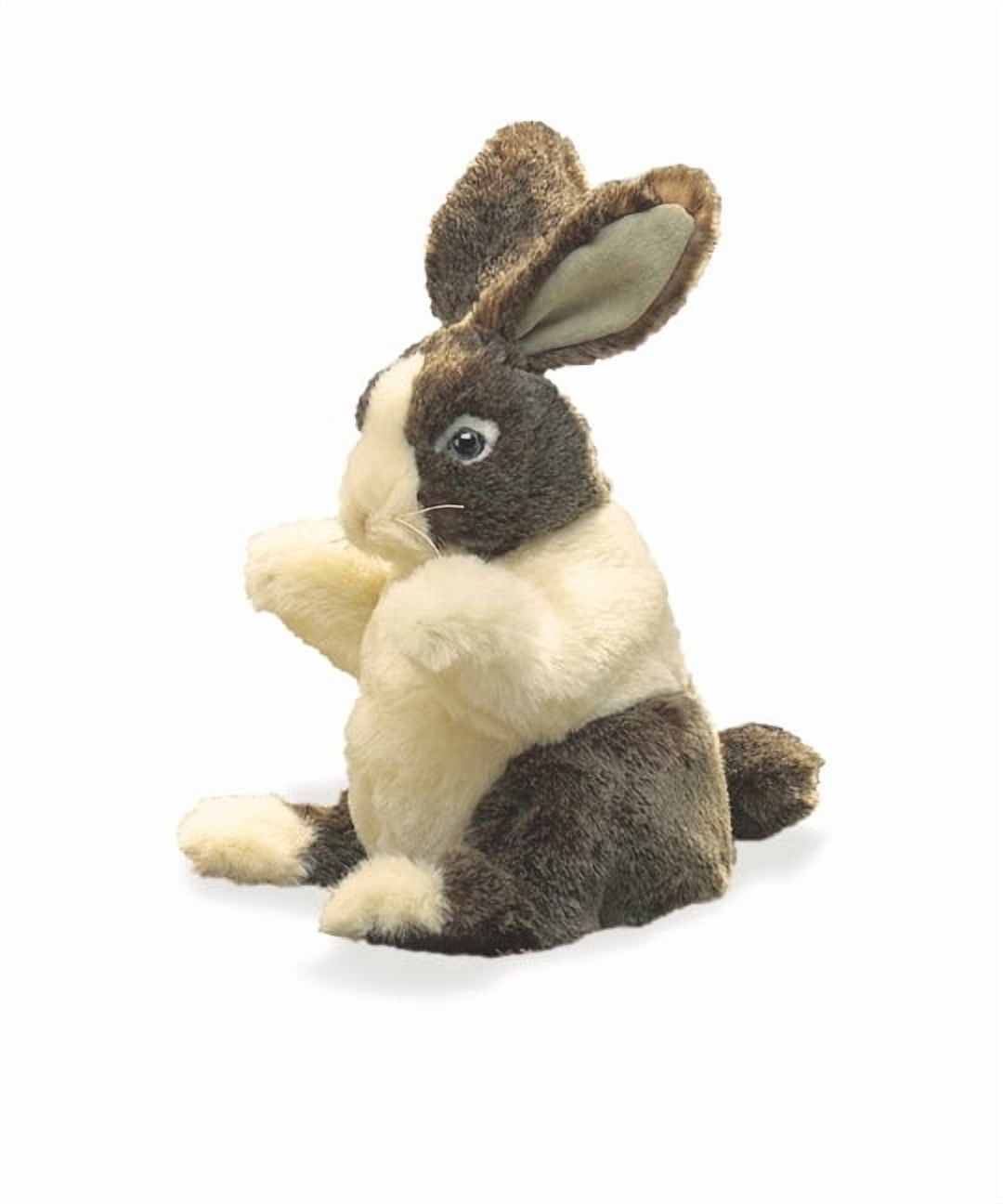 Folkmanis Baby Dutch Rabbit Puppet with Movable Head and Forelegs ...