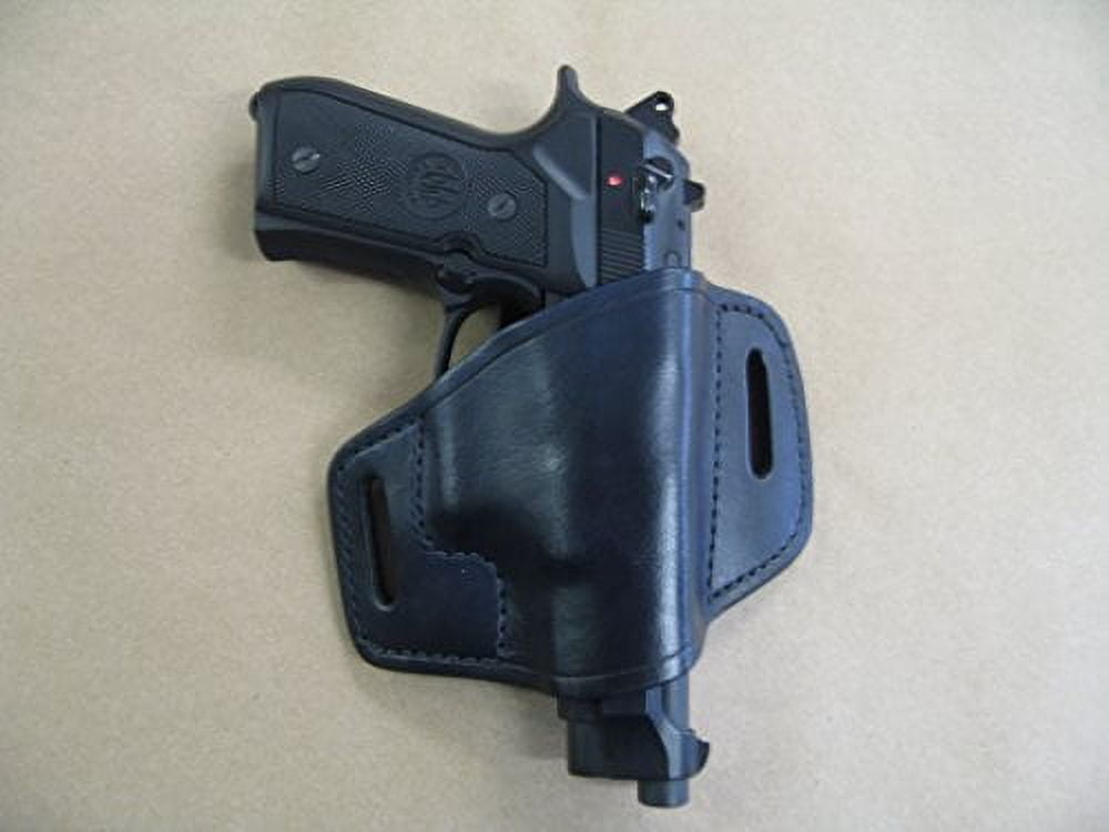 Baby Eagle, EAA Witness Leather 2 Slot Molded Pancake Belt Holster Black