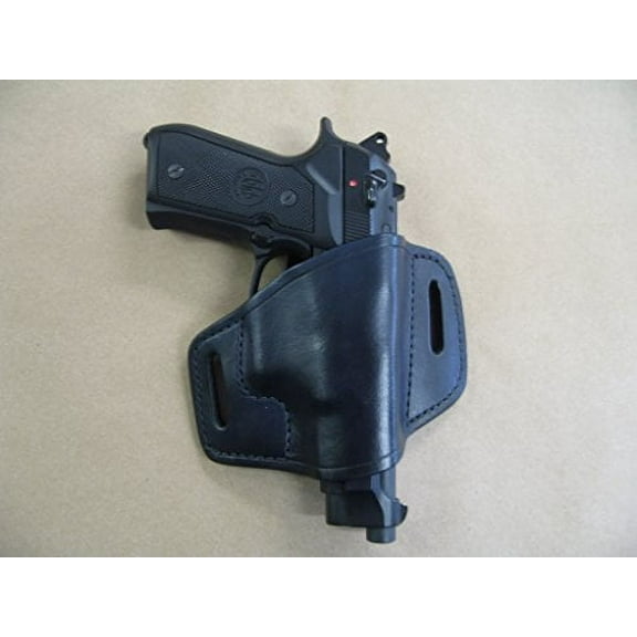 Baby Eagle, EAA Witness Leather 2 Slot Molded Pancake Belt Holster Black