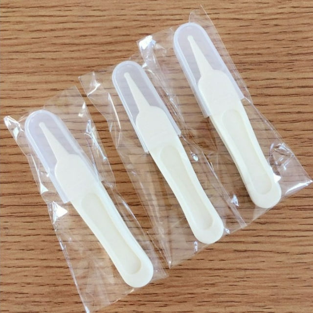 Baby Ear Nose Navel Clean Tweezer Tweezers Pincet safety Forceps Wet It