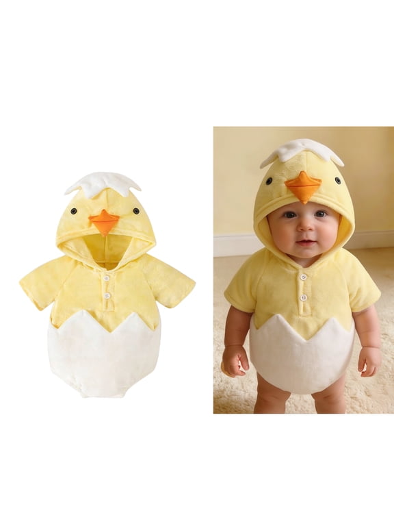 Baby Easter Boy Outfits Hooded Romper Bodysuit Dress up Party Outfit 6-12 Months Boys Clothes