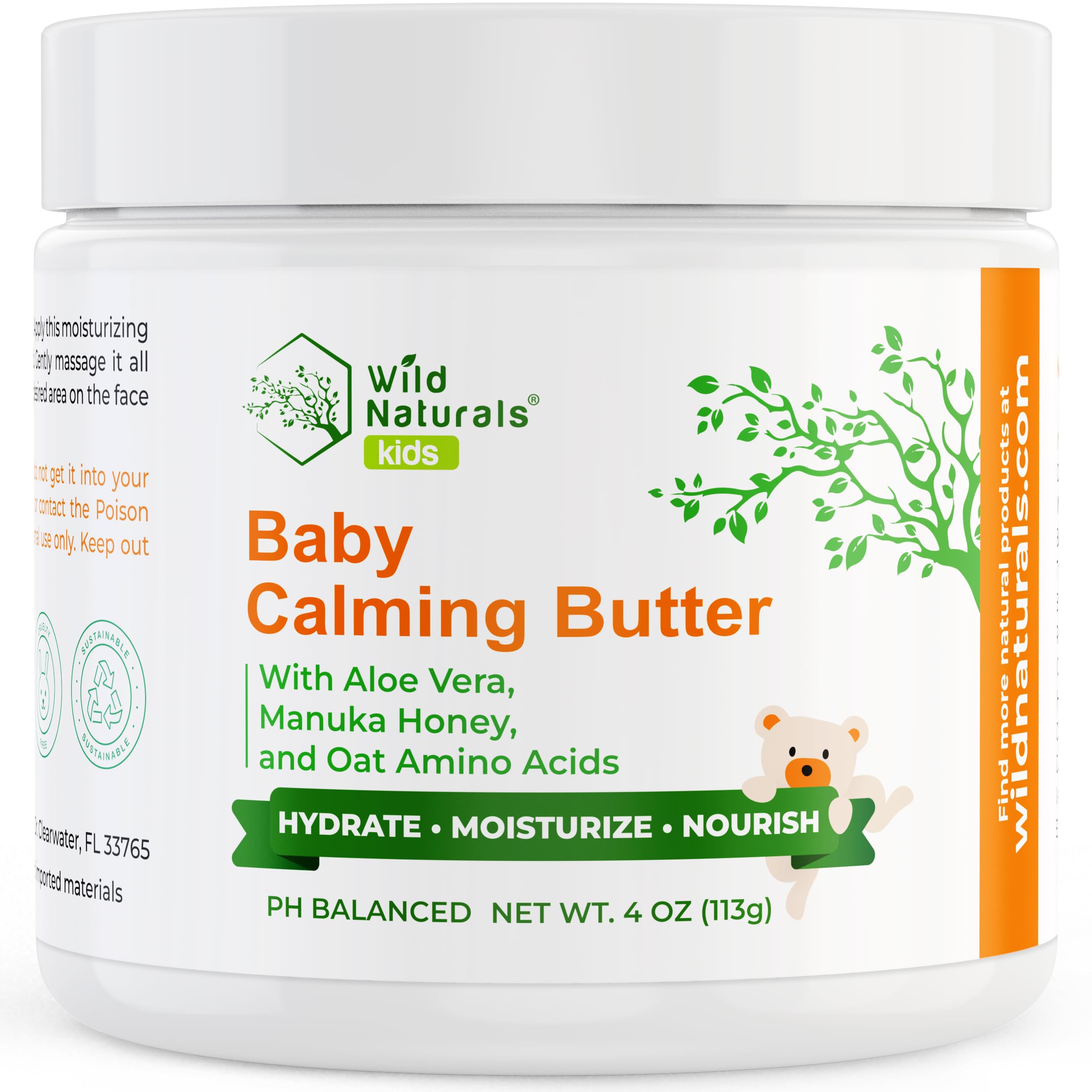 Baby Eczema Body Butter NG01 for Dry Skin Baby Moisturizer for Diaper Rash & Itchy Skin Relief