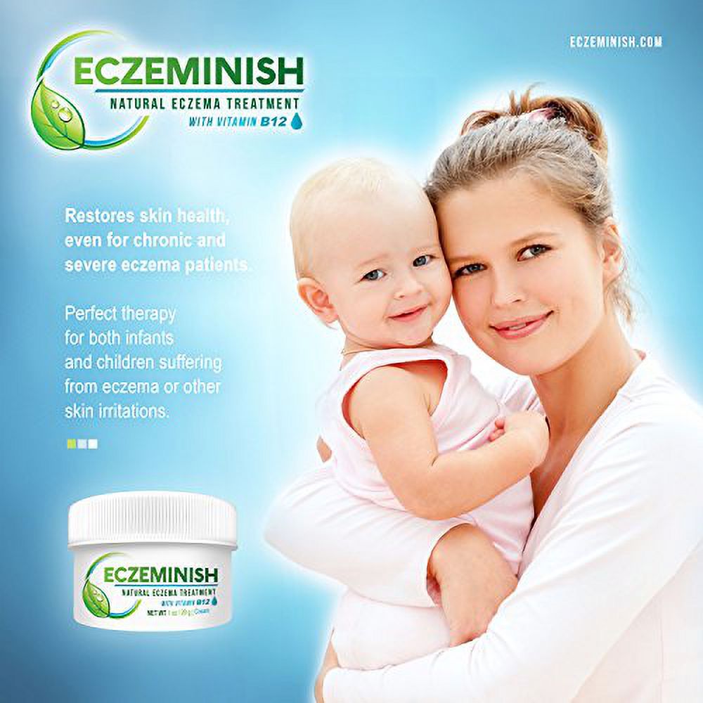 Baby Eczema Healing Cream with Vitamin B12 and Black Seed Oil