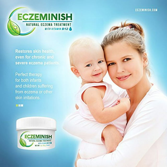 Baby Eczema Healing Cream with Vitamin B12 and Black Seed Oil