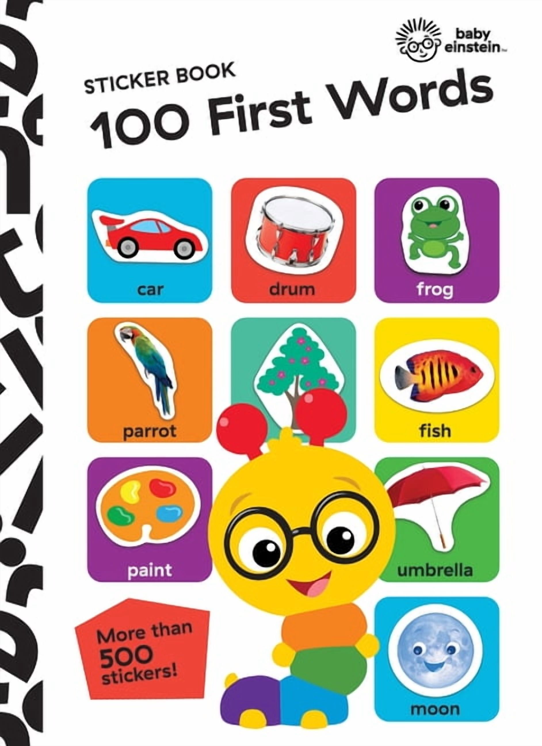 Baby Einstein: 100 First Words Sticker Book, (Paperback)