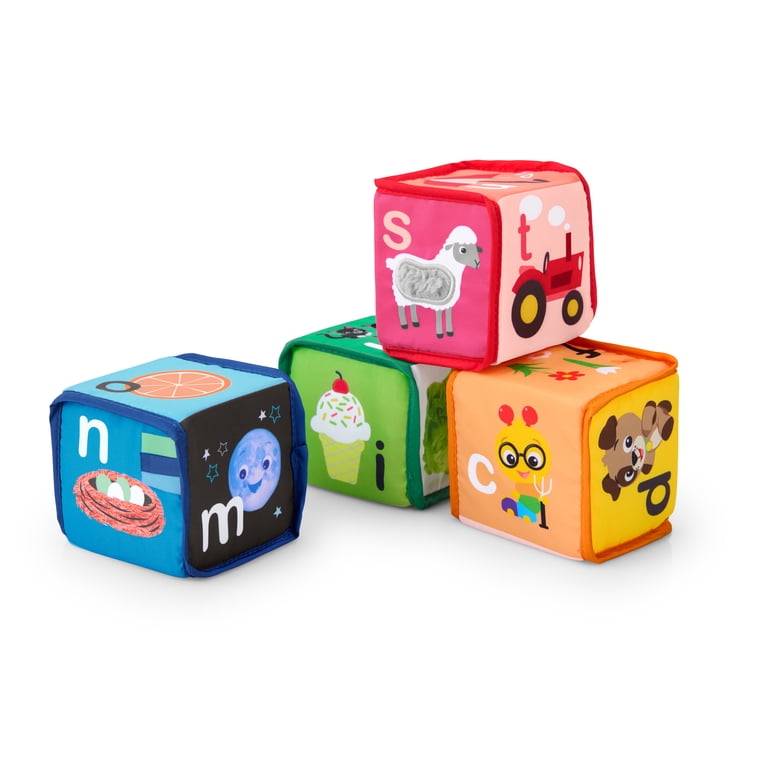 Baby Einstein Alpha Stacks Soft Blocks - Walmart.com