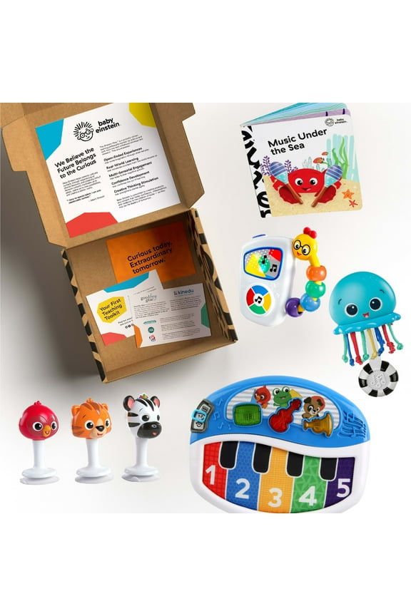 Baby's First Music Teacher Developmental Toys Kit and Gift Set, Newborn and up