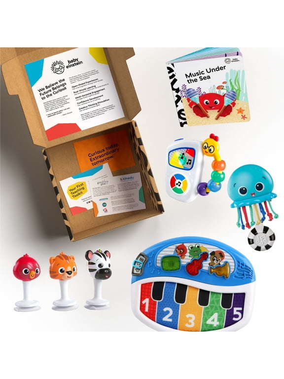 Baby's First Music Teacher Developmental Toys Kit and Gift Set, Newborn and up