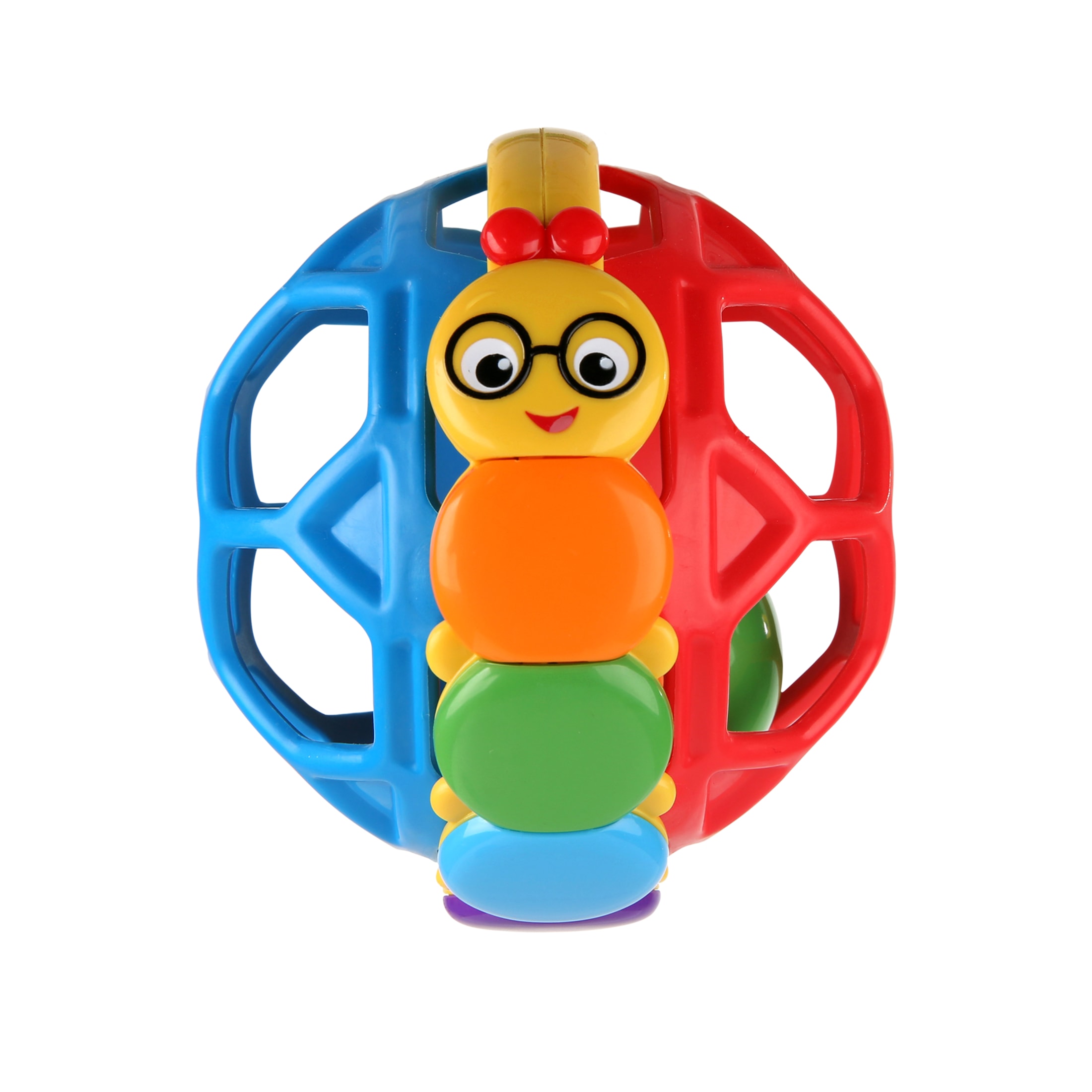 Baby Einstein Bendy Ball Easy Grasp Oball Rattle BPA-free Toy, Ages 3 Months+ - image 1 of 11