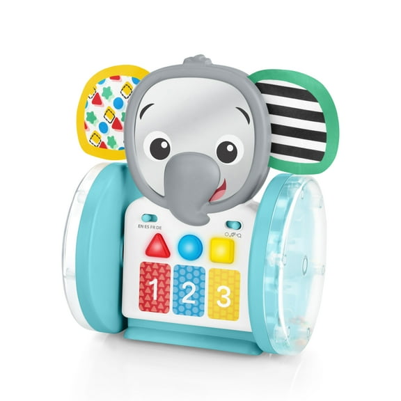 Baby Einstein Chase & Tap Earl Crawling Baby Toy, with Mirror and Music, Infants, Ages 6+ Months