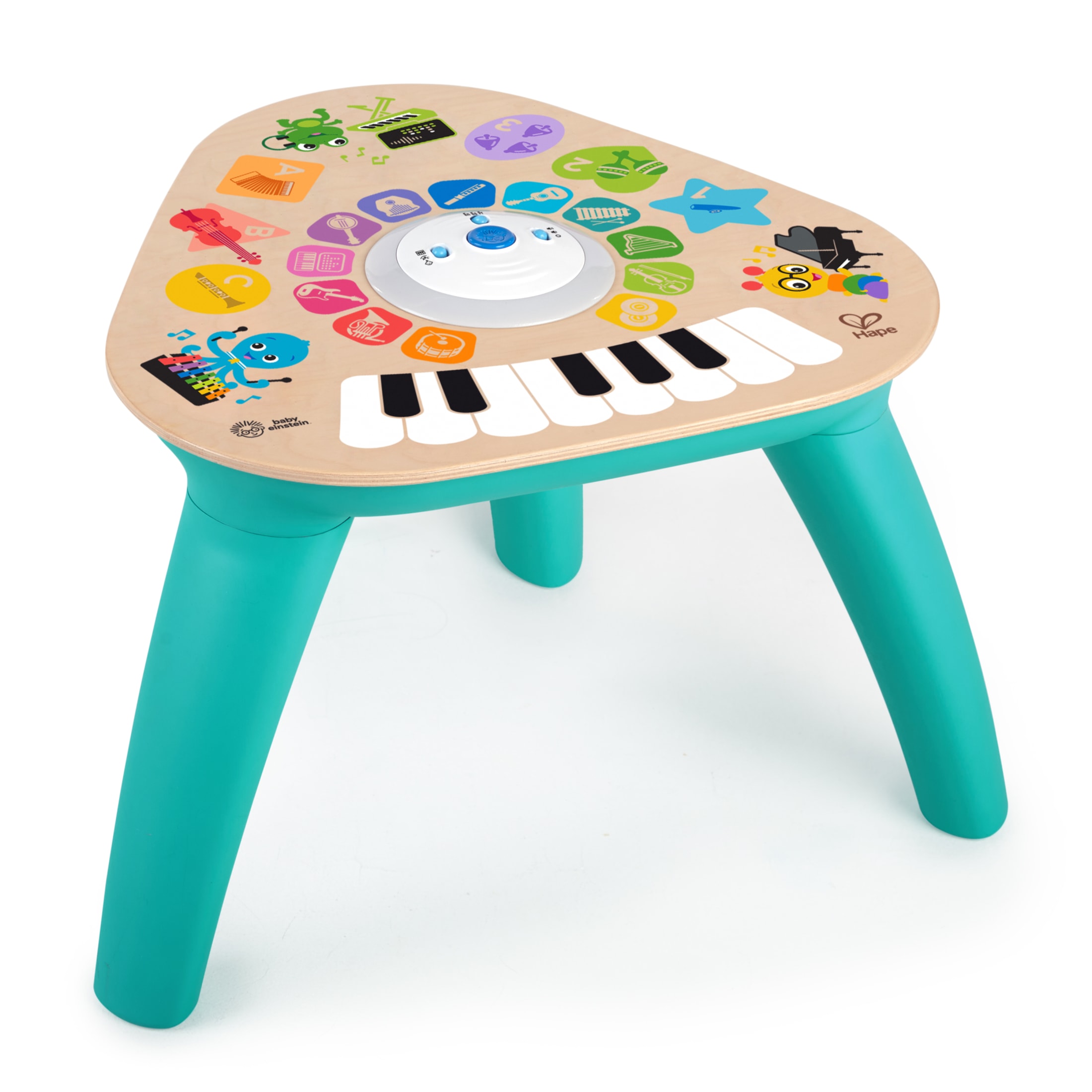 Baby Einstein Clever Composer Tune Table Magic Touch Electronic Wooden Activity Toddler and Baby Toy, Ages 6 months + - image 1 of 11